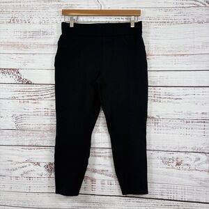 Spanx Black Control Top Pull On Capri Leggings